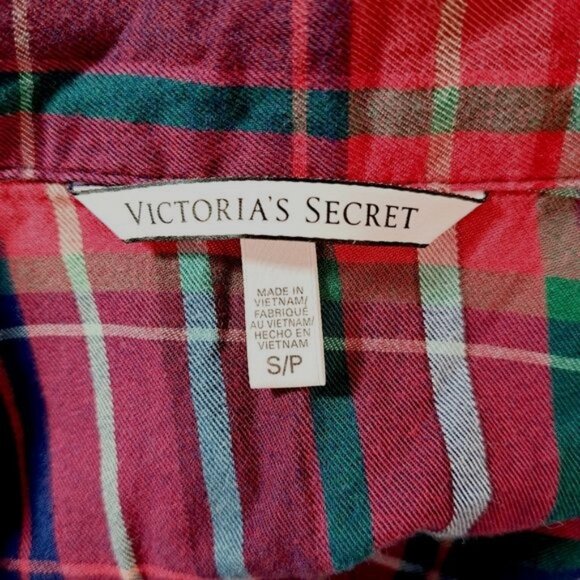Victoria's Secret Red Plaid Modal Blend PJ Set Size Small - Picture 5 of 6